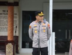 Apel Jam Pimpinan; Kapolresta Banyuwangi Beri Arahan Soal Kesehatan, Evaluasi dan Integritas Kinerja Anggota