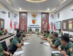 Kodim 0825/Banyuwangi Terima Pemeriksaan dari Tim Itdam V/Brawijaya