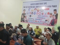 DPC PW Fast Respon Counter Polri Banyuwangi Gelar Sholat Magrib Bersama dan Tasyakuran untuk Kantor Baru