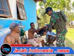 Keceriaan Di Perbatasan Indonesia Papua Bersama Satgas Yonif 131/Brajasakti