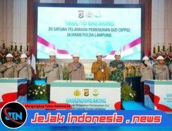 Komitmen Dukung Program Makan Bergizi Gratis (MBG), Kapolri Groundbreaking 20 SPPG di Lampung
