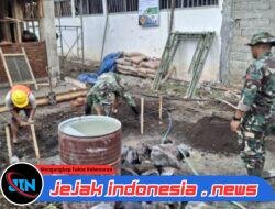TMMD Ke-125 Kodim 0825/Banyuwangi Lanjutkan Pembangunan MCK di Siliragung