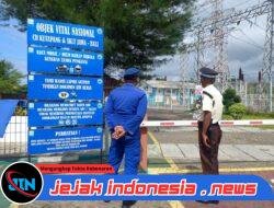 Satpolairud Polresta Banyuwangi Menunjukkan Komitmen Menjaga Keamanan Dikawasan Obyek Vital Nasional Kawasan Gardu Induk PLN.