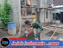 Satgas TMMD 125 Kodim 0825/Banyuwangi Semangat Bangun Rutilahu di Siliragung
