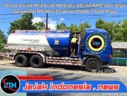 Oknum Marinir Aktif Inisial (N) Bermain Bisnis BBM Solar ilegal, Masyarakat Meminta Kasal dan Kapolri Tindak Tegas 