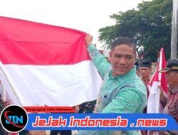Wakapolres Lhokseumawe Hadiri Launching Pembagian Bendera Merah Putih, Kobarkan Semangat Nasionalisme dan Nilai Kebangsaan