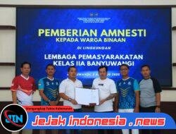 Hirup Udara Bebas Lebih Cepat, Warga Binaan Lapas Banyuwangi Bersyukur dapat Amnesti Presiden