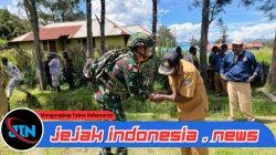 Satgas Yonif 521/DY Laksanakan Rapat Koordinasi dengan Instansi Terkait Menyambut HUT RI ke-80 Tahun 2025