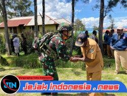 Satgas Yonif 521/DY Laksanakan Rapat Koordinasi dengan Instansi Terkait Menyambut HUT RI ke-80 Tahun 2025