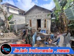 Satgas TMMD 125 Kodim 0825/Banyuwangi Lanjutkan Pembangunan Rutilahu di Rumah Bapak Jemirin