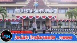 Kapolresta Banyuwangi Pimpin Apel Jam Pimpinan, Tekankan Kesehatan dan Kinerja Humanis