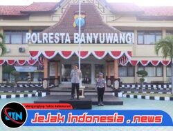 Kapolresta Banyuwangi Pimpin Apel Jam Pimpinan, Tekankan Kesehatan dan Kinerja Humanis
