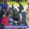Pelayanan Kesehatan Bergerak Satgas Yonif 521/DY di Kampung Muaranawa