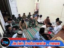 TMMD Tak Hanya Membangun Fisik, Anggota Satgas Gelar Tahlil di Rumah Warga Silirsari