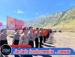 Polres Probolinggo Bersama Balai Besar TNBTS Gelar Apel Siaga Antisipasi Karhutla di Musim Kemarau