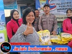 Polresta Banyuwangi dan Bulog Gelar Gerakan Pangan Murah, Salurkan Dua Ton Beras