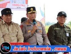 Kapolda Kalteng Hadiri Panen Raya di Kapuas