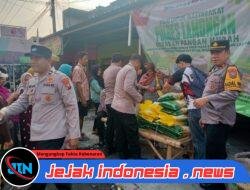 Polres Lamongan Salurkan 27 ton Beras Melalui Bazar Gerakan Pangan Murah