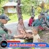 Satgas Yonif 131/Brajasakti Beri Layanan Kesehatan Door to Door di Kampung Sawiyatami
