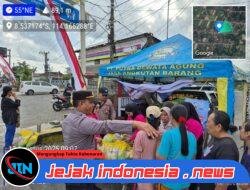 Polresta Banyuwangi bersama Polsek Jajaran dan Bulog Salurkan Puluhan Ton Beras SPHP Ludes Diserbu Warga