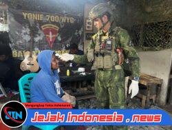 Satgas Yonif 700/WYC Layani Kesehatan Gratis untuk Siswa SMA Negeri 1 Ilaga