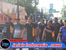 Meriahkan HUT ke-80 RI, Polresta Banyuwangi Gelar Olahraga Bersama TNI dan Bhayangkari