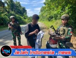 Satgas Yonif 131/Brajasakti Kembali Gagalkan Peredaran Narkotika Jenis Ganja di Perbatasan Papua