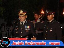 Kapolresta Banyuwangi Pimpin Apel Kehormatan dan Renungan Suci di TMP Patrang Sambut HUT RI Ke-80