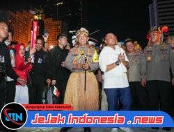 Kapolri dan Mensesneg Tinjau Panggung Rakyat di HI, Masyarakat Antusias