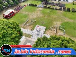 Dimeriahkan Tari Kolosal dan Atraksi Dirgantara, Upacara Peringatan Kemerdekaan RI di Banyuwangi Berlangsung Meriah