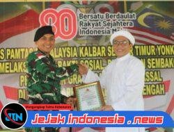 Sentuhan TNI di Perbatasan, Satgas Pamtas Yonkav 3/AC Laksanakan Bakti Sosial