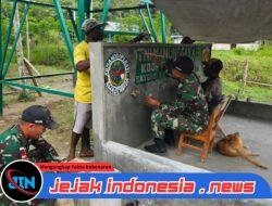 Satgas Yonif 131/Brajasakti Hadirkan Air Bersih untuk Warga Kampung Amyu