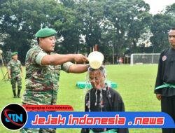 165 Prajurit Kodam I/BB Naik Sabuk Hijau di UKT Pencak Silat Militer
