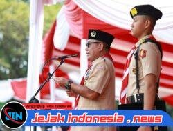 Peringati HUT Pramuka ke – 64 Wakil Bupati Mujiono Pimpin Apel Akbar dan Tanam 1000 Bibit Pohon