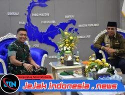 Pererat Sinergitas, Pangdam XXIII/Palaka Wira Bersilaturahmi Kunjungi Gubernur Sulawesi Tengah