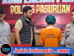 Polres Pasuruan Amankan Pelaku Pelempar Bom Molotov Pos Lantas Pandaan