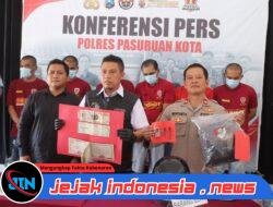 Polres Pasuruan Kota Berhasil Amankan 6 Tersangka Komplotan Curanmor yang Beraksi di 16 TKP