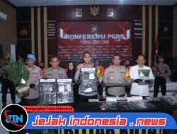 Operasi Tumpas Narkoba Polres Blitar Kota Amankan 9 Tersangka 1 Diantaranya Pemilik Lahan Ganja