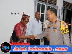 Penuh Kehangatan Bersama Warga, Kapolres Barsel Maja Lebu Di Desa Kalahien
