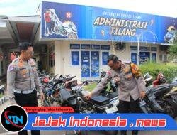 Respon Pengaduan Masyarakat Polres Tuban Amankan 65 Unit Motor Tidak Sesuai Spektek
