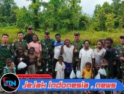 Satgas Yonif 123/Rajawali Gelar Bakti Sosial di Kampung Yepem dan Swuru