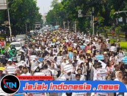 Aksi Demo Damai Di Silang Selatan, Monas Menuntut 5 Poin Ke Pemerintah