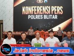 Polres Blitar Berhasil Ungkap Kasus Pencurian 4 Tersangka Diamankan