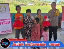 Kapolsek Lore Utara Tebar Kepedulian Lewat Layanan Kesehatan Gratis hingga Bagi Sembako