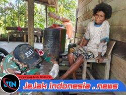 Satgas Yonif 131/Brs Gelar Pelayanan Kesehatan Bagi Warga Sawiyatami