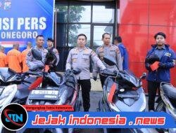 Polres Bojonegoro Berhasil Ungkap Sindikat Curanmor, Lima Tersangka Diamankan