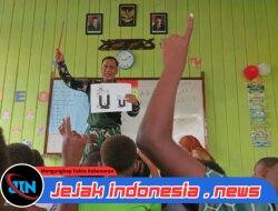 1 Bulan di Daerah Penugasan, Satgas Yonif 123/Rajawali Hadirkan Taman Baca untuk Anak Asmat