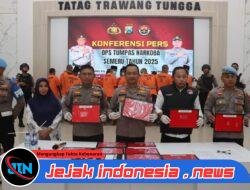 OPS Tumpas Narkoba 2025 Polres Pamekasan Berhasil Amankan 19 Tersangka dari 14 Kasus yang Terungkap