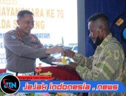 Syukuran Hari Lalu Lintas ke-70, Dirlantas Polda Sulteng Beri Penghargaan Warga di Donggala