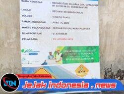 Proyek Rehabilitasi Saluran irigasi Di Desa Sumberanyar Diduga Menyerobot Sebagian Lahan Milik Warga 